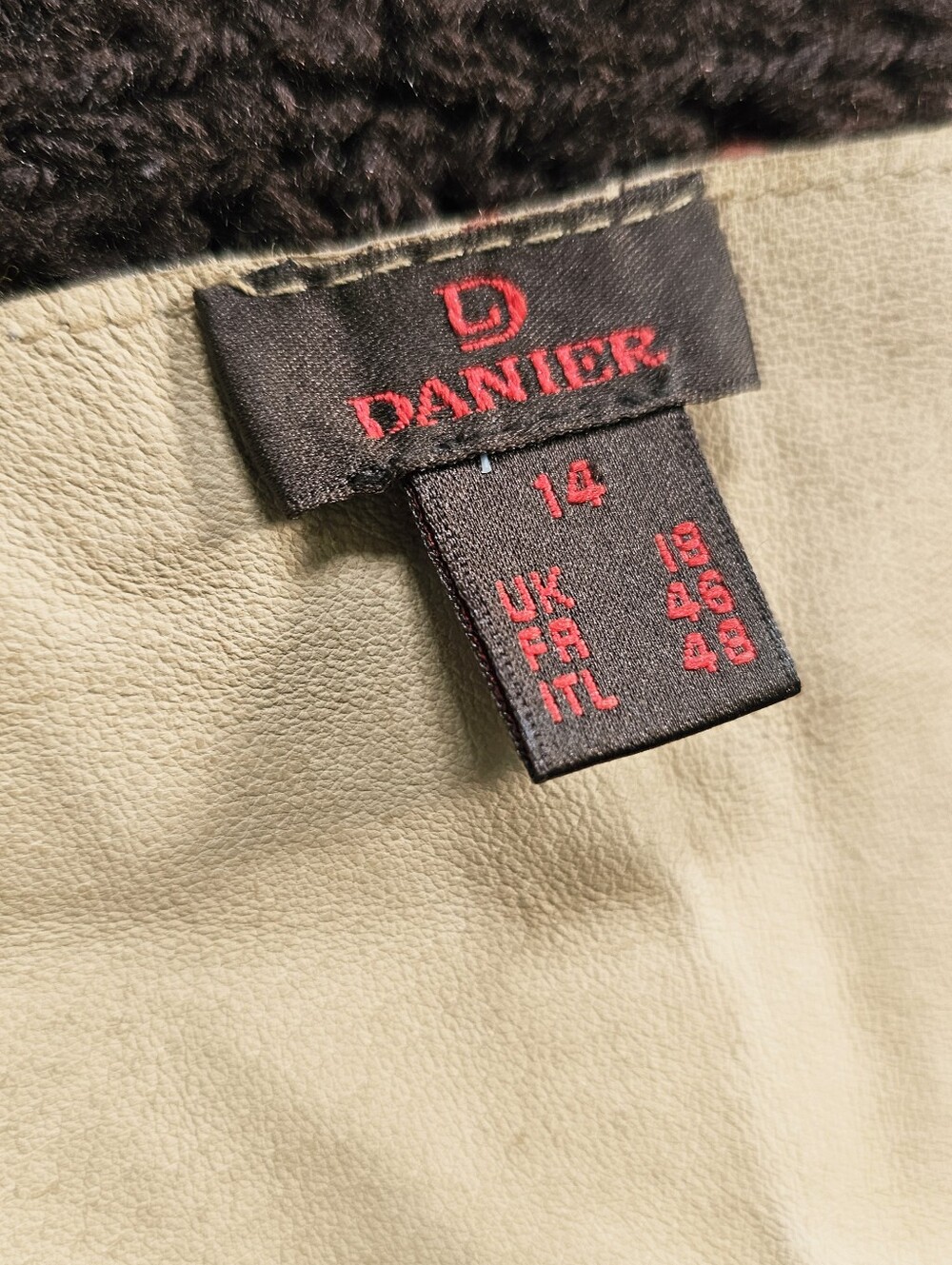 Y2K Genuine Suede Leather 70s Inspired Danier Top Size 14 Boho Western - Picture 8 of 15